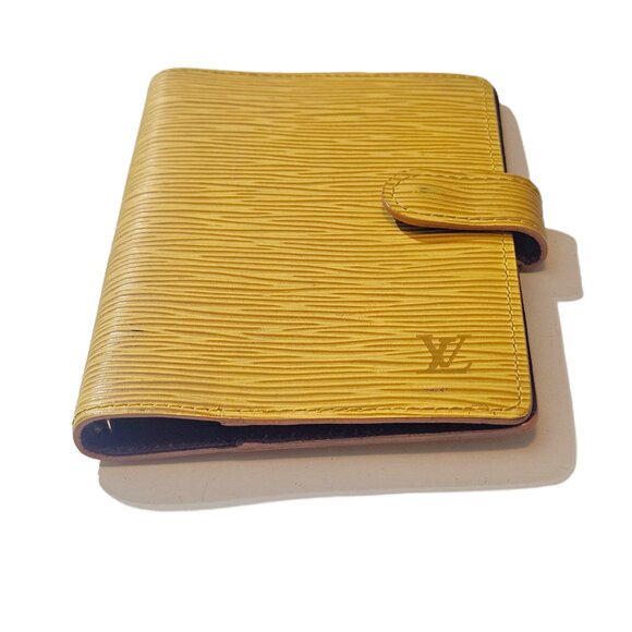 Louis Vuitton PM Tassil Yellow Epi Leather Agenda Book - Picture 5 of 6